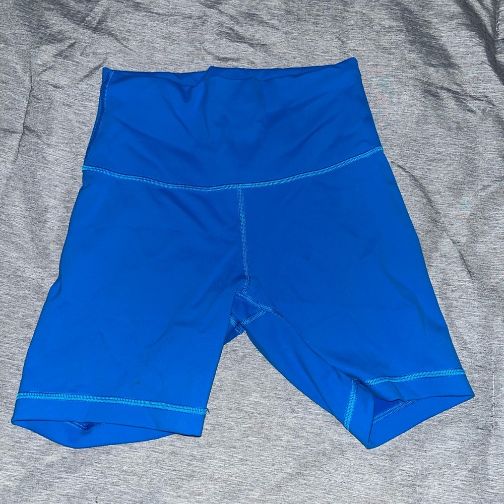 Royal Blue Lululemon Biker Shorts